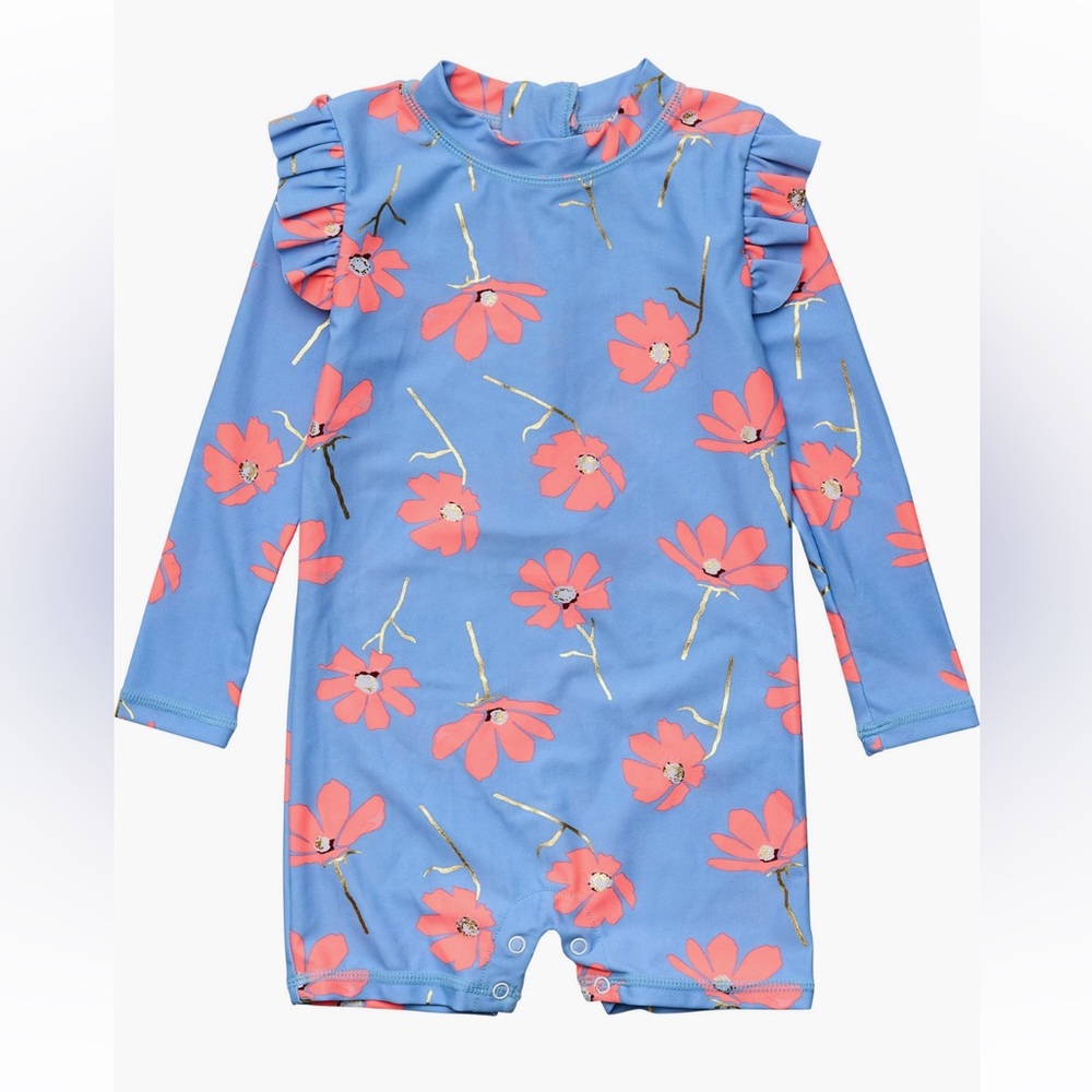 Snapper Rock One-Piece Rashguard Swimsuit (0-6 Months)